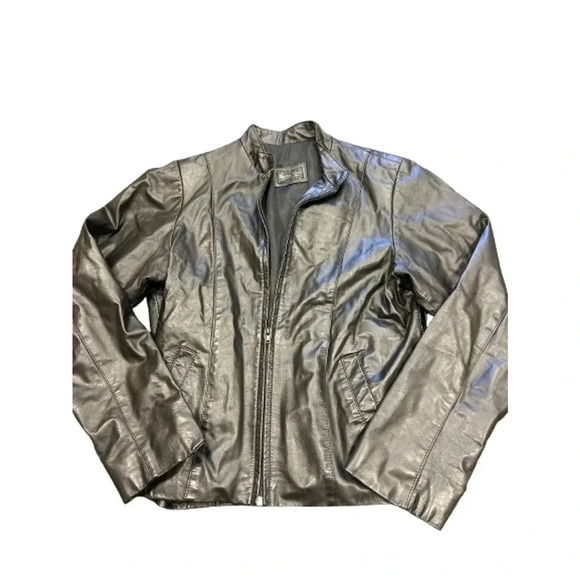 Bettina Rizzi Buenos Aires Designer Womens Black Genuine Leather Full Zi… - Picture 1 of 12